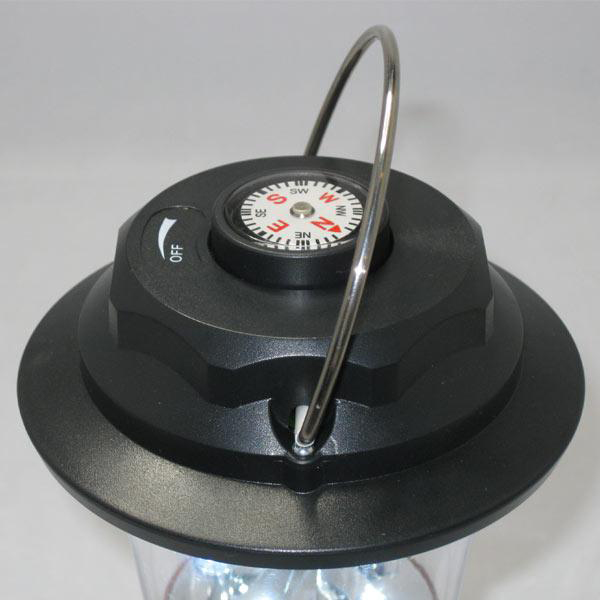 Portable Dynamo LED Lantern Radio with Built-In Compass view 2
