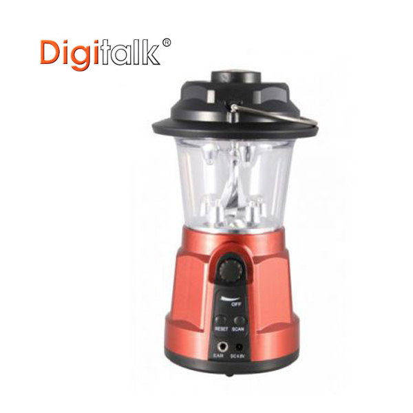 Portable Dynamo LED Lantern Radio with Built-In Compass view 3