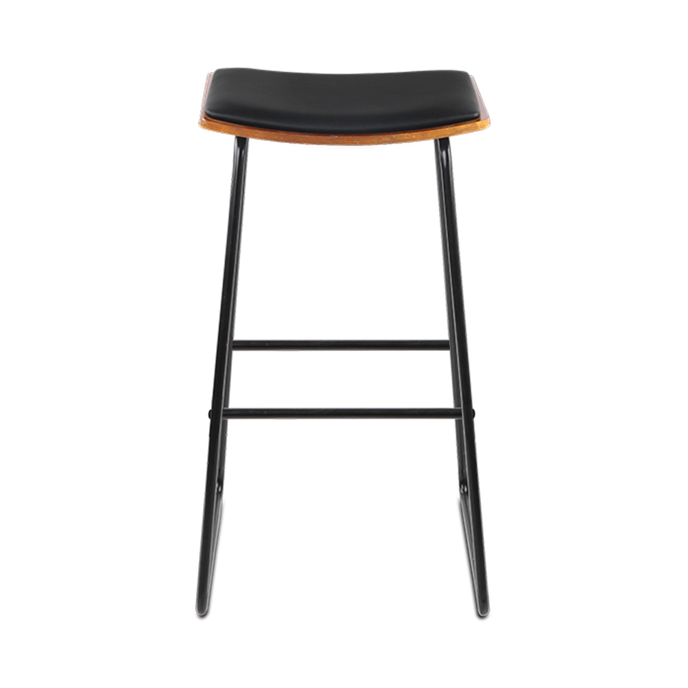 Artiss Bar Stools Kitchen Counter Stools Metal Chairs x2 view 3