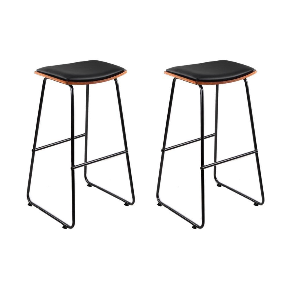 Artiss Bar Stools Kitchen Counter Stools Metal Chairs x2 view 8