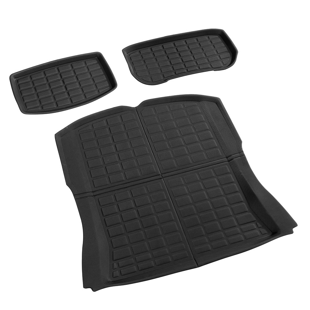NEW Tesla Model 3 Highland 2024 Boot Liner Rear Frunk Cargo Trunk Mats Weisshorn view 3