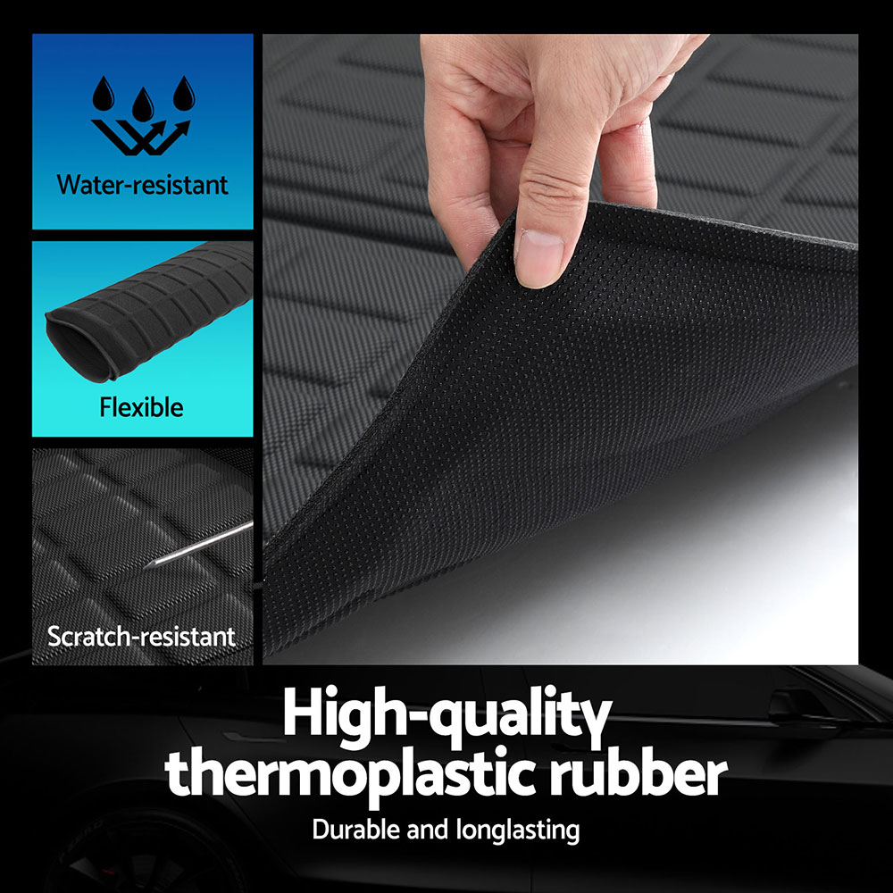NEW Tesla Model 3 Highland 2024 Boot Liner Rear Frunk Cargo Trunk Mats Weisshorn view 5