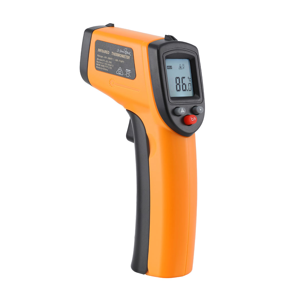 5-star Chef Laser Infrared Thermometer Food Digital Temperature Gun Smoker view 5