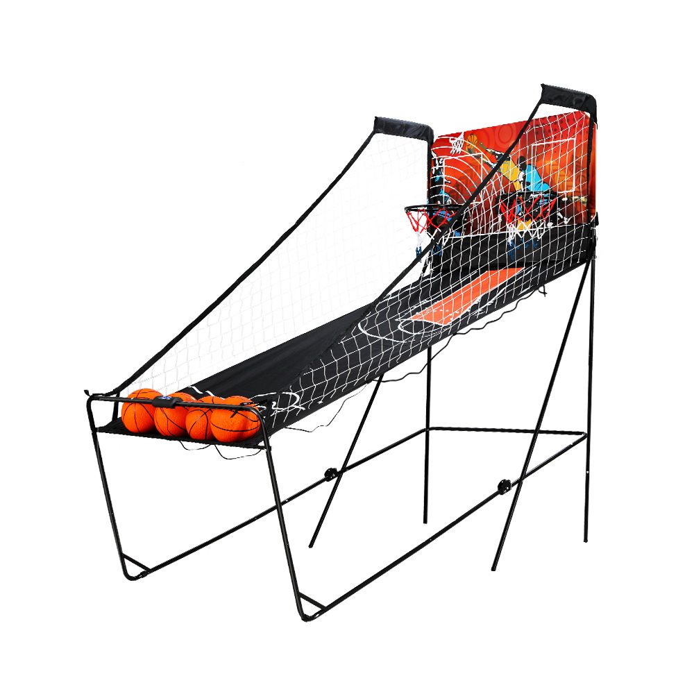 Basketball Arcade Game Electronic Scorer 8 Games Double Shoot Black view 3