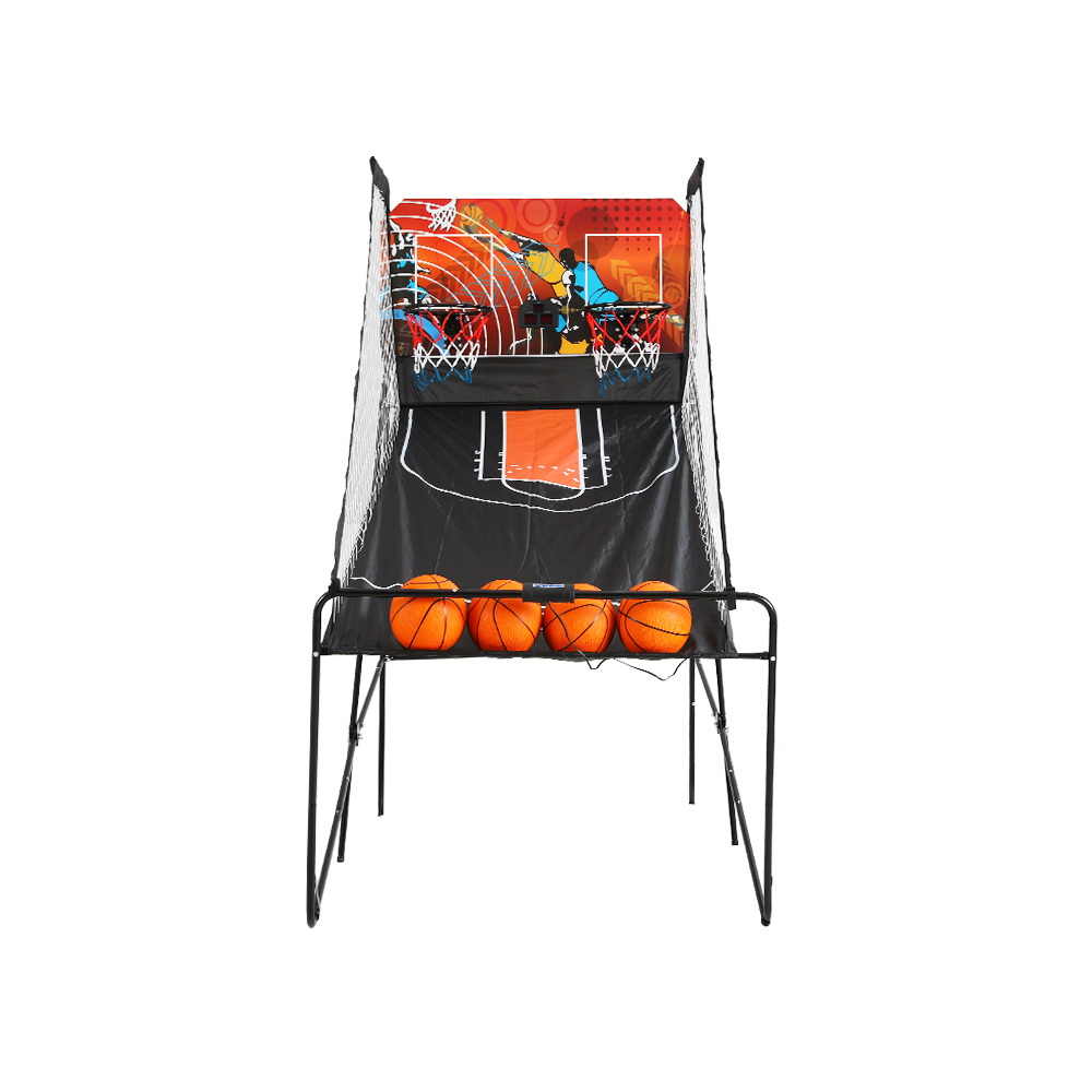 Basketball Arcade Game Electronic Scorer 8 Games Double Shoot Black view 4