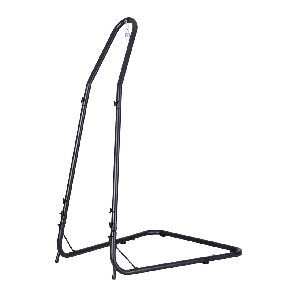 Gardeon Hammock Chair Stand Heavy Duty Steel Frame Black view 3