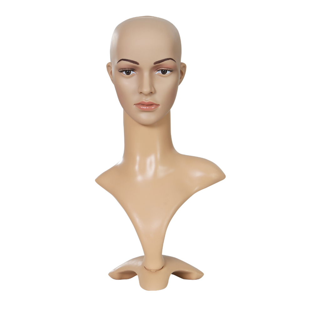 Embellir Female Mannequin Head Dummy Model Display Shop Stand Professional Use view 3