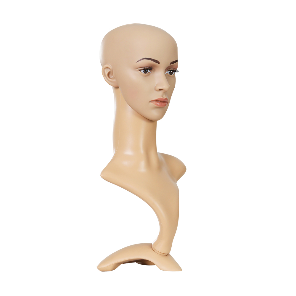 Embellir Female Mannequin Head Dummy Model Display Shop Stand Professional Use view 4