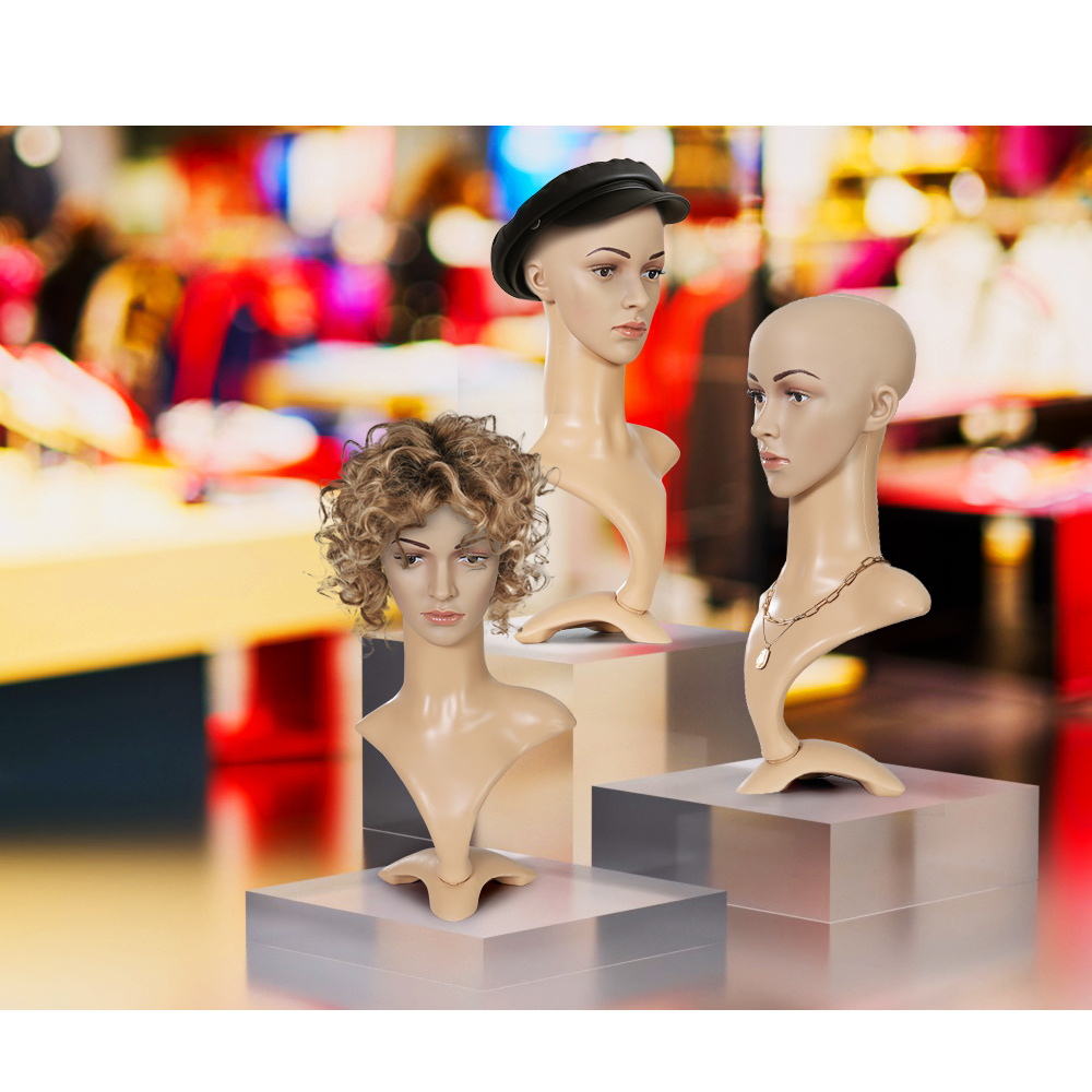 Embellir Female Mannequin Head Dummy Model Display Shop Stand Professional Use view 8