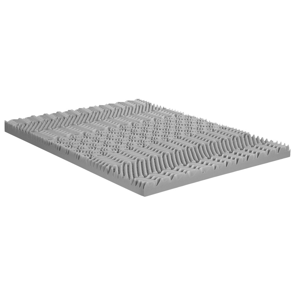 Giselle Bedding 8cm Memory Foam Mattress Topper 7-Zone Graphite King — image 1