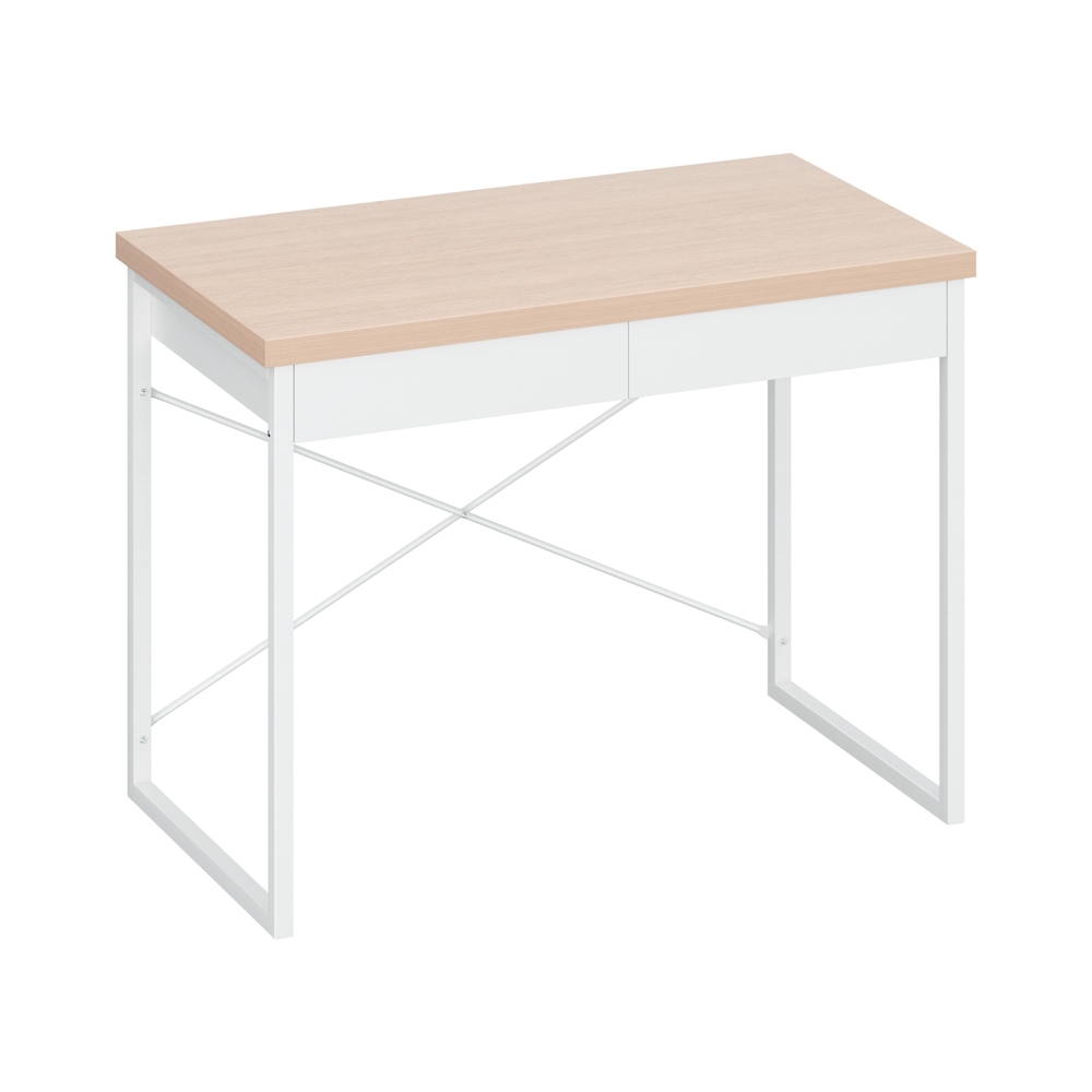 Artiss Computer Desk Drawer Storage Oak 100CM view 8