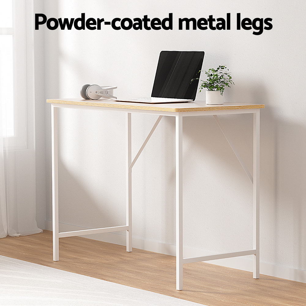 Artiss Computer Desk Oak 100CM view 5