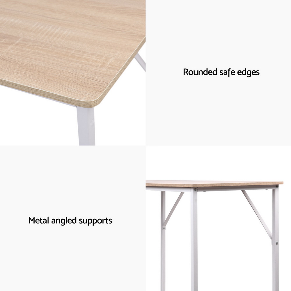 Artiss Computer Desk Oak 100CM view 6