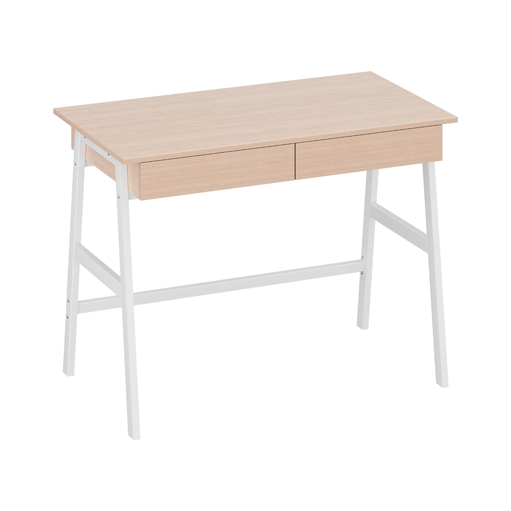 Artiss Computer Desk Drawer Cabinet Oak 100CM view 8