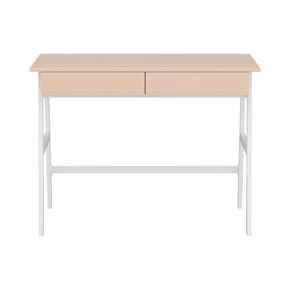 Artiss Computer Desk Drawer Cabinet Oak 100CM view 3