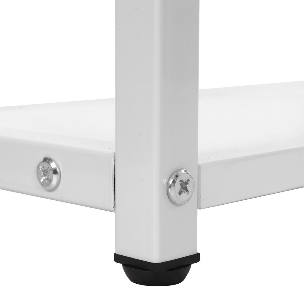 Artiss Computer Desk Drawer Shelves Study Table 120CM White view 4