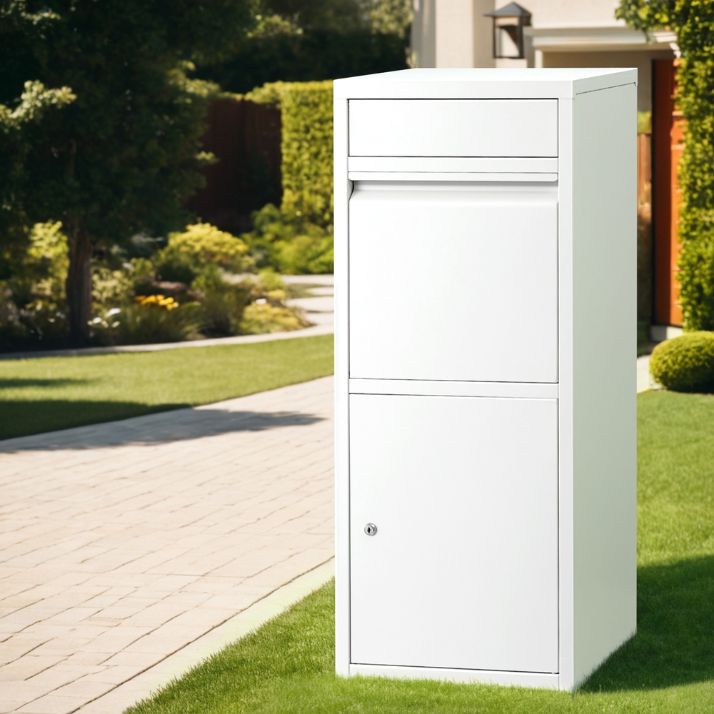 Gardeon Parcel Letterbox Drop Box Package White view 7