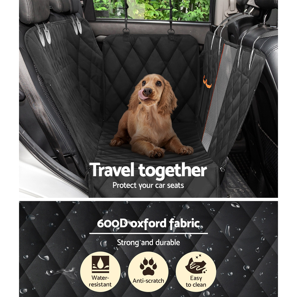 i.Pet Pet Car Seat Cover Dog Protector Hammock Back Waterproof Belt Non Slip Mat view 5
