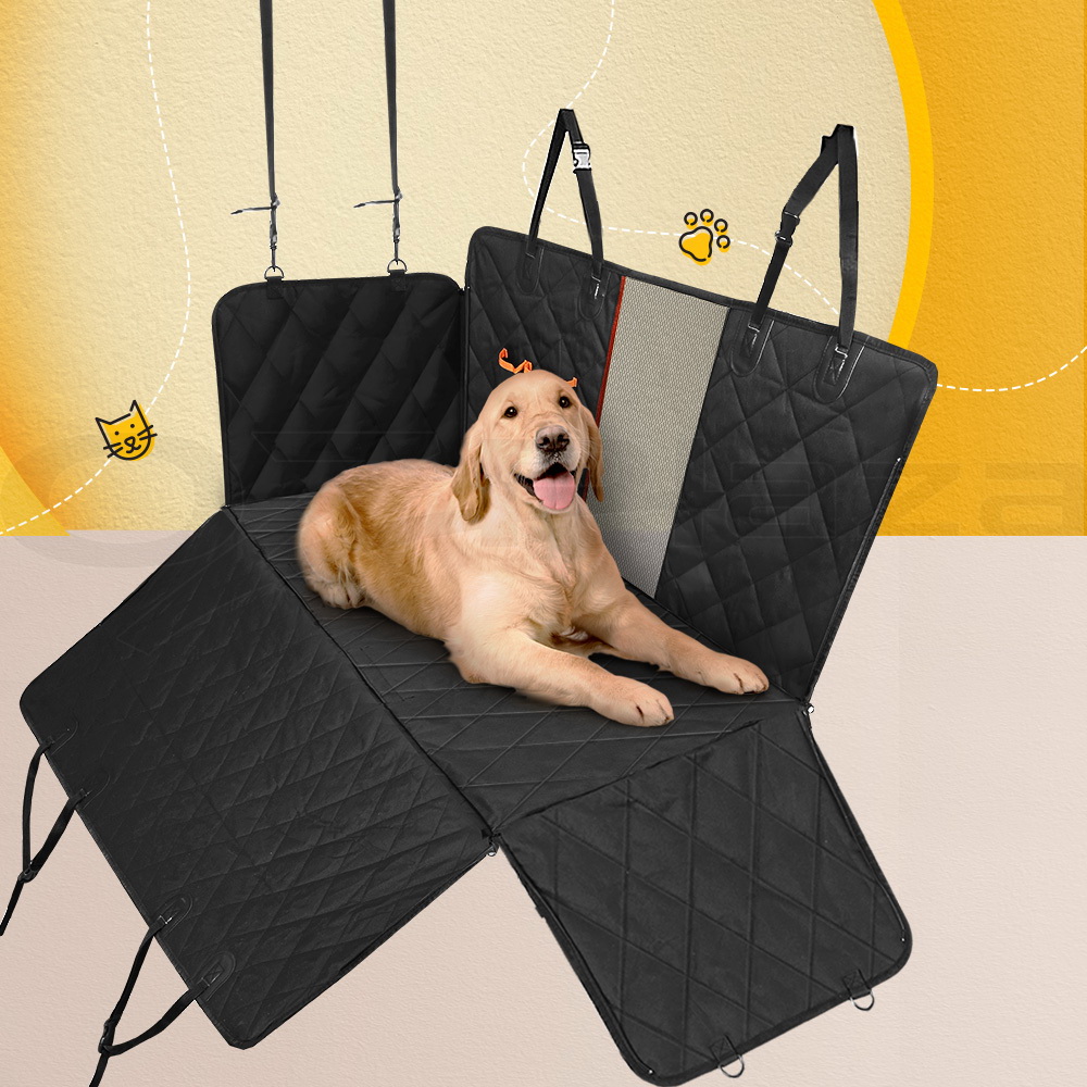 i.Pet Pet Car Seat Cover Dog Protector Hammock Back Waterproof Belt Non Slip Mat view 8