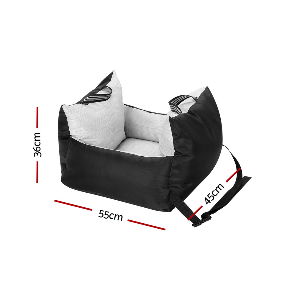 i.Pet Dog Car Seat Booster Cover Dog Bed Portable Waterproof Belt Non Slip view 2