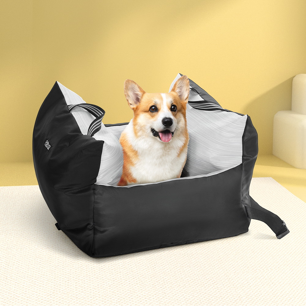 i.Pet Dog Car Seat Booster Cover Dog Bed Portable Waterproof Belt Non Slip view 7