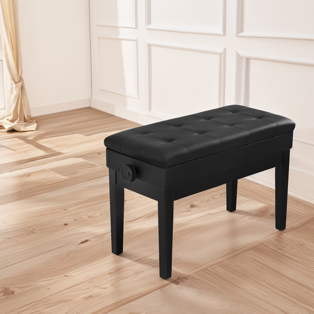 Alpha Piano Bench Stool Adjustable Height Keyboard Seat view 7