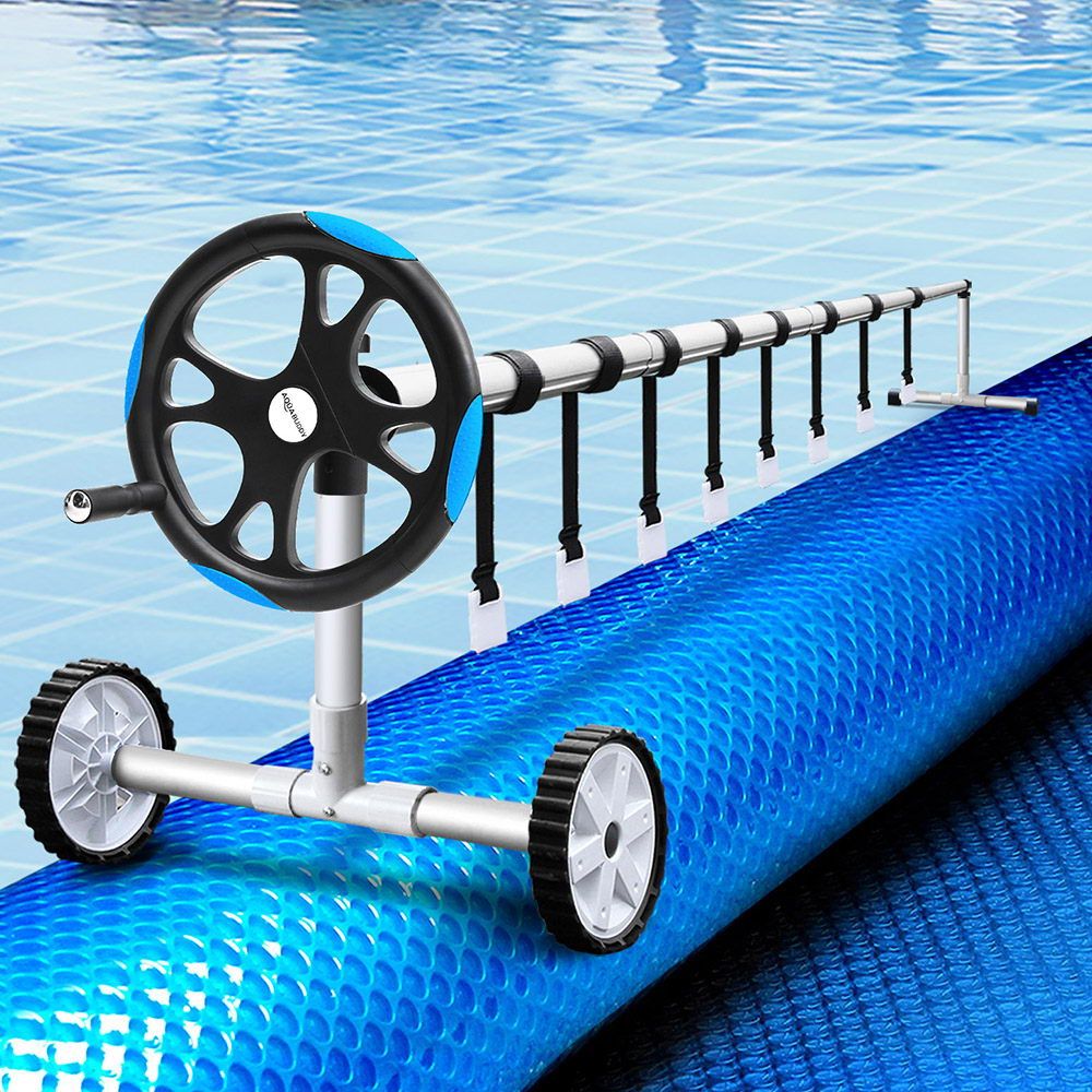 Aquabuddy Pool Cover 500 Micron 9.5x5m Swimming Pool Solar Blanket 5.5m Roller view 7
