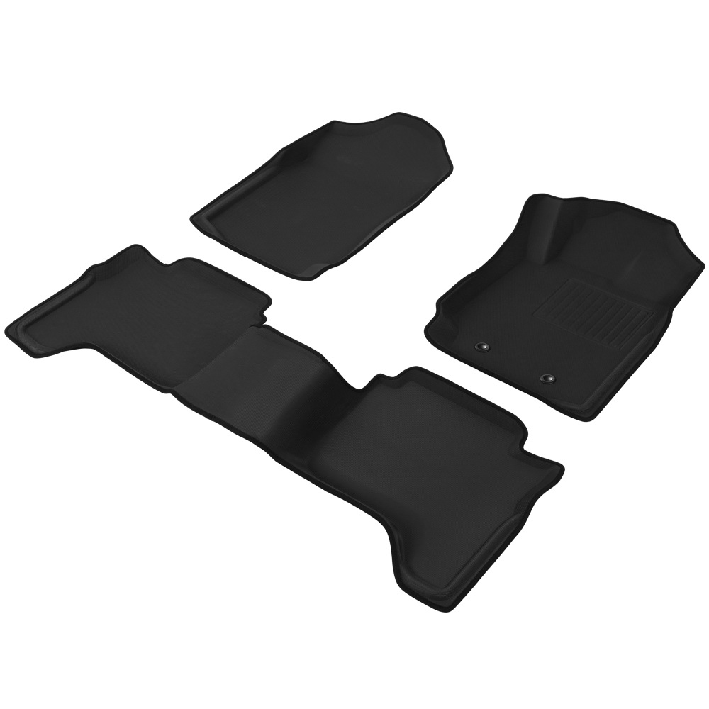Weisshorn Car Floor Mats Rubber Compatible for Mazda BT50 Dual Crew Cab view 2