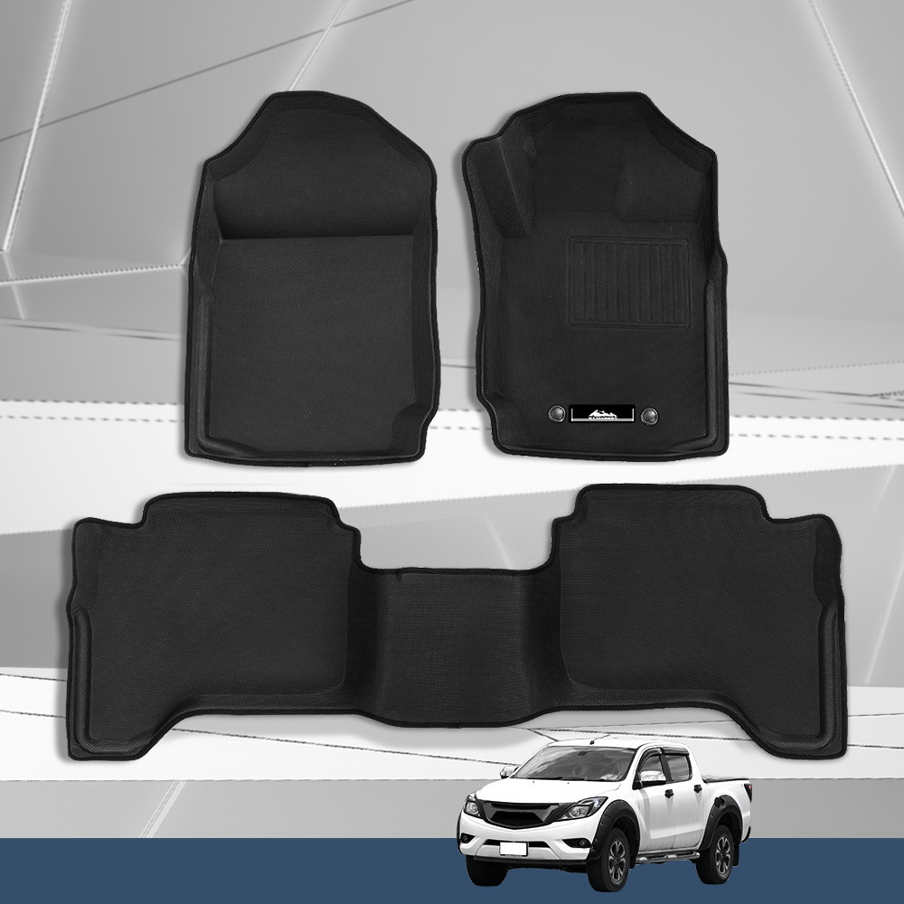 Weisshorn Car Floor Mats Rubber Compatible for Mazda BT50 Dual Crew Cab view 8