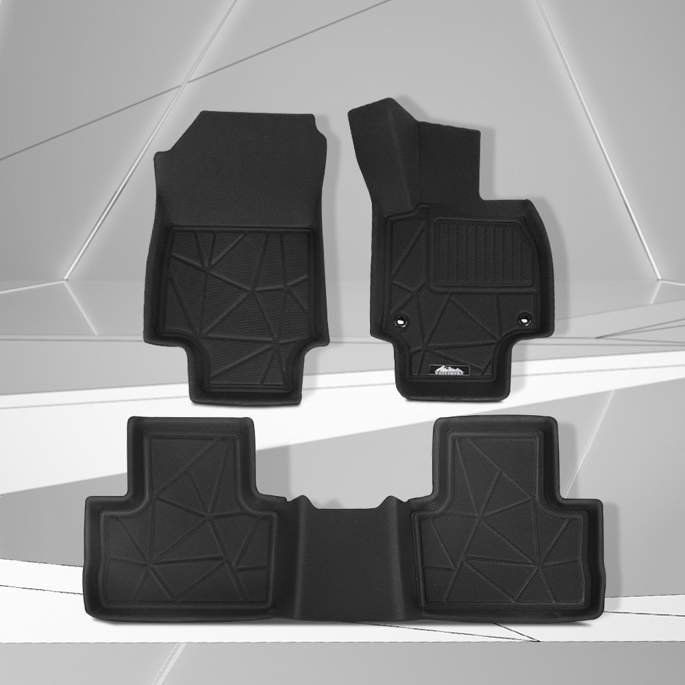 Weisshorn Car Rubber Floor Mats Front And Rear Compatible For Toyota RAV4 view 8