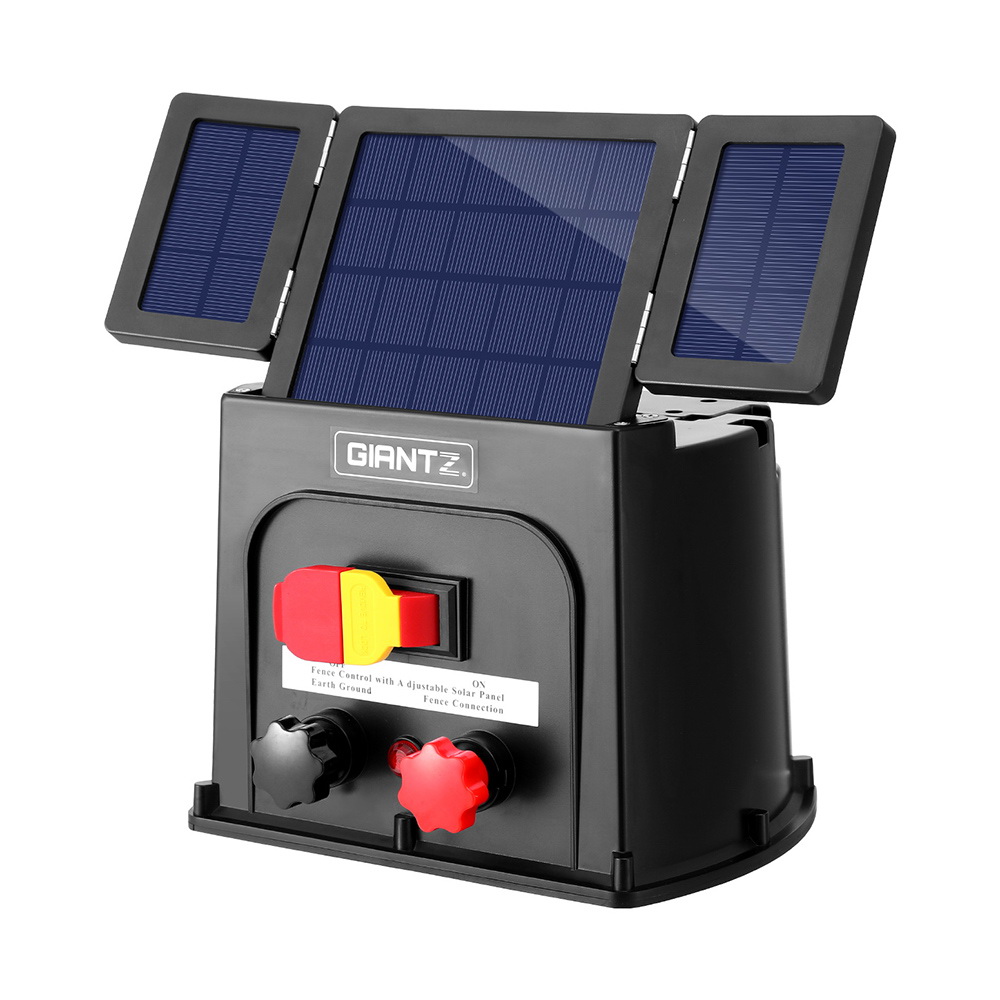 Giantz 5km Electric Fence Energiser PET Solar Energizer 0.15J view 7