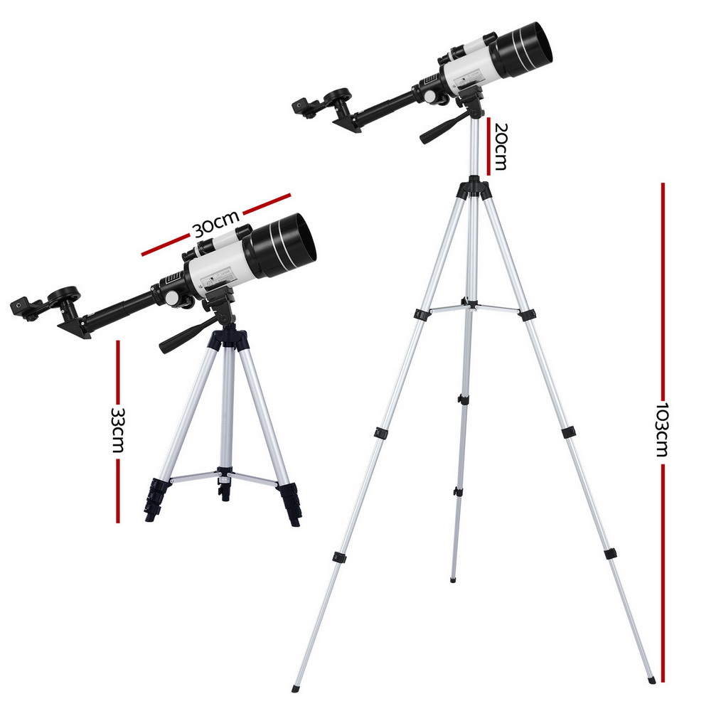 Portable 150X HD Astronomy Telescope with Tripod Optical Outdoor for Kids Adults view 2