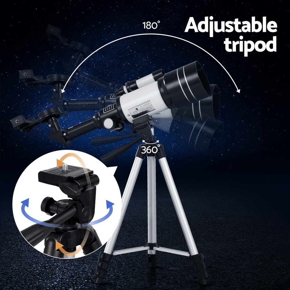 Portable 150X HD Astronomy Telescope with Tripod Optical Outdoor for Kids Adults view 6