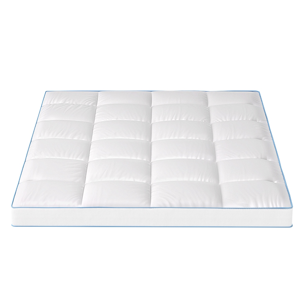 Giselle Bedding 1500GSM Bamboo Pillowtop Mattress Topper 10cm Thick Pad for view 3