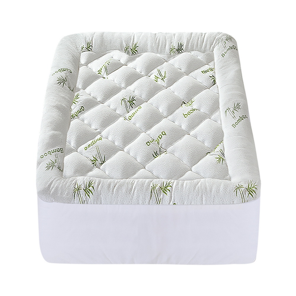 Giselle Bedding 5cm Pillowtop Mattress Topper 1000GSM Thick Soft Bamboo view 4