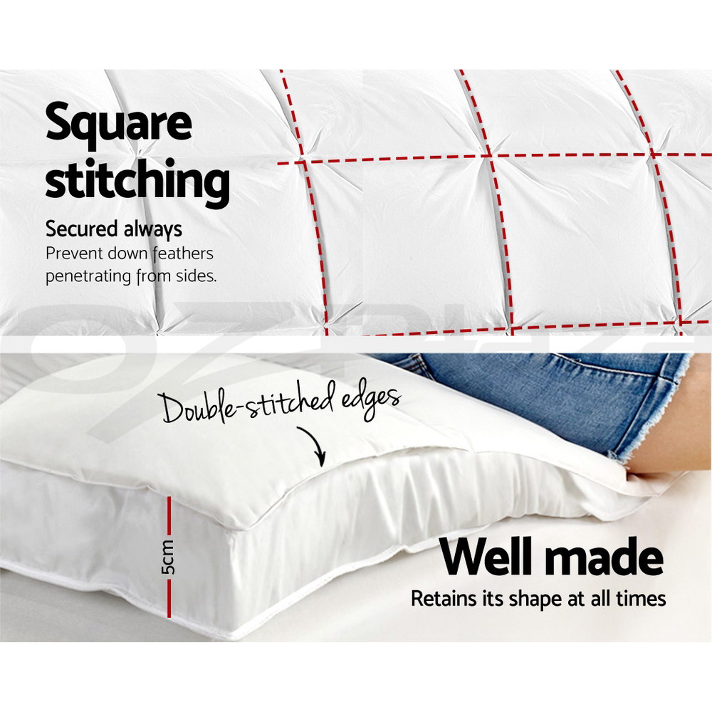 Giselle Bedding 5cm Bamboo Pillowtop Mattress Topper 1000GSM Mattress Pad for view 5
