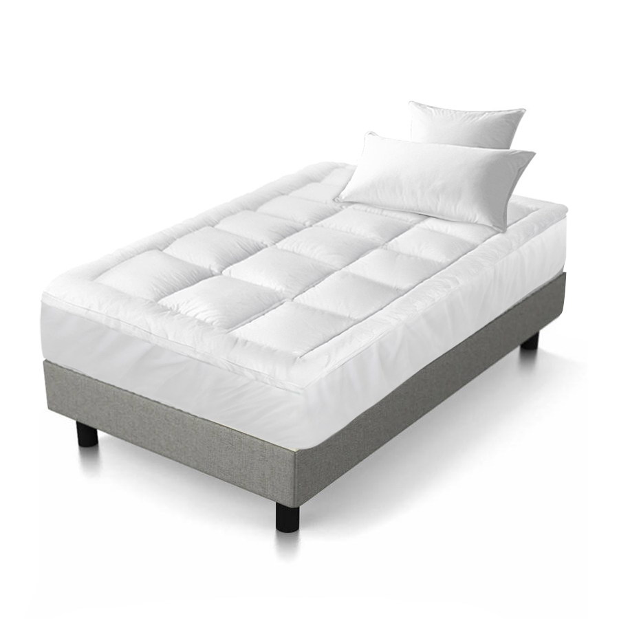 Giselle Bedding 5cm Bamboo Pillowtop Mattress Topper 1000GSM Mattress Pad for view 8