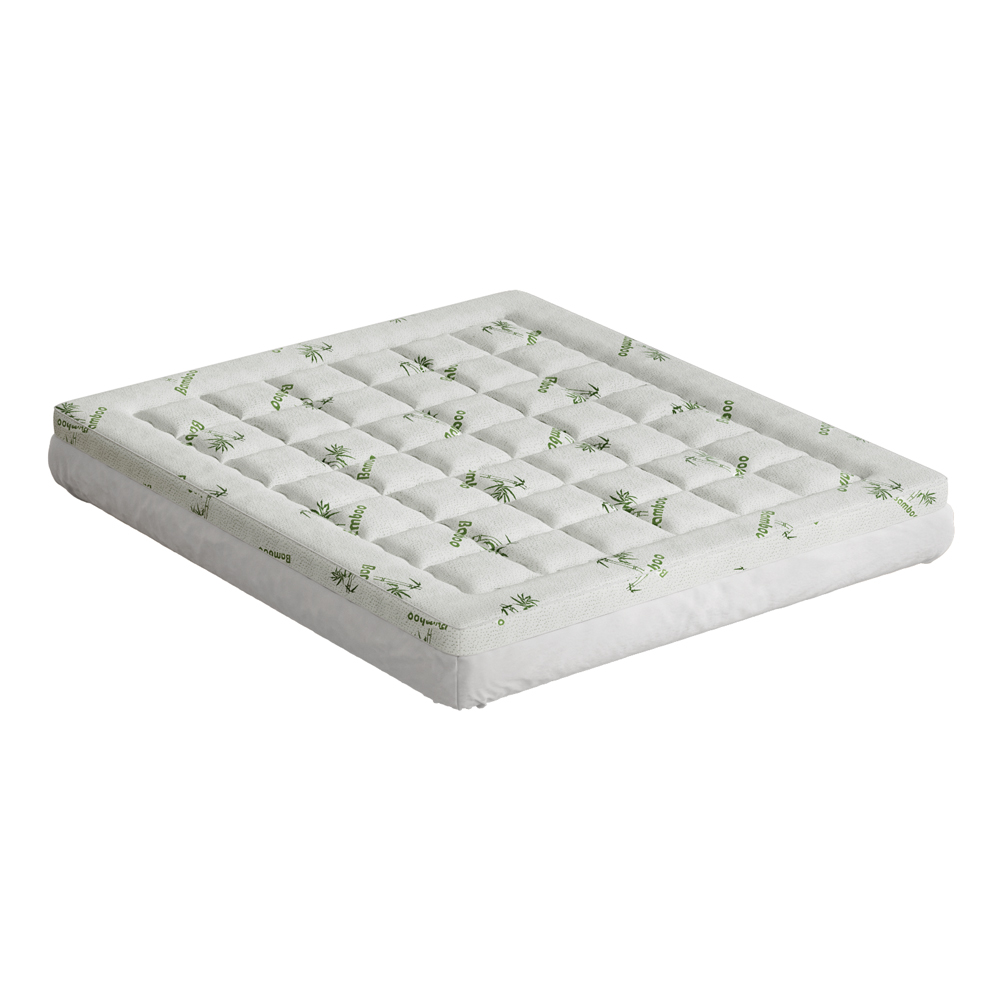 Giselle Bedding Pillowtop Mattress Topper 7.5cm Thick Bamboo Pad for Back Pain view 7