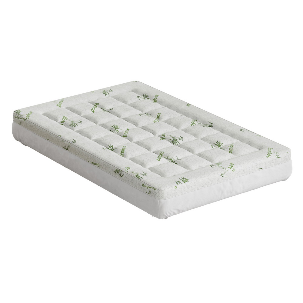 Giselle Bedding Pillowtop Mattress Topper 7.5cm Thick Bamboo Pad for Back Pain view 7