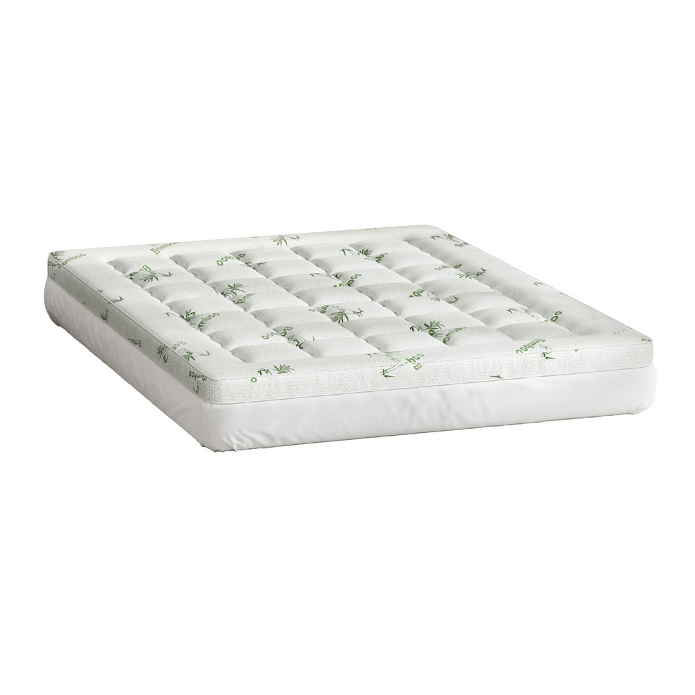Giselle Bedding Pillowtop Mattress Topper 7.5cm Thick Bamboo Pad for Back Pain view 7