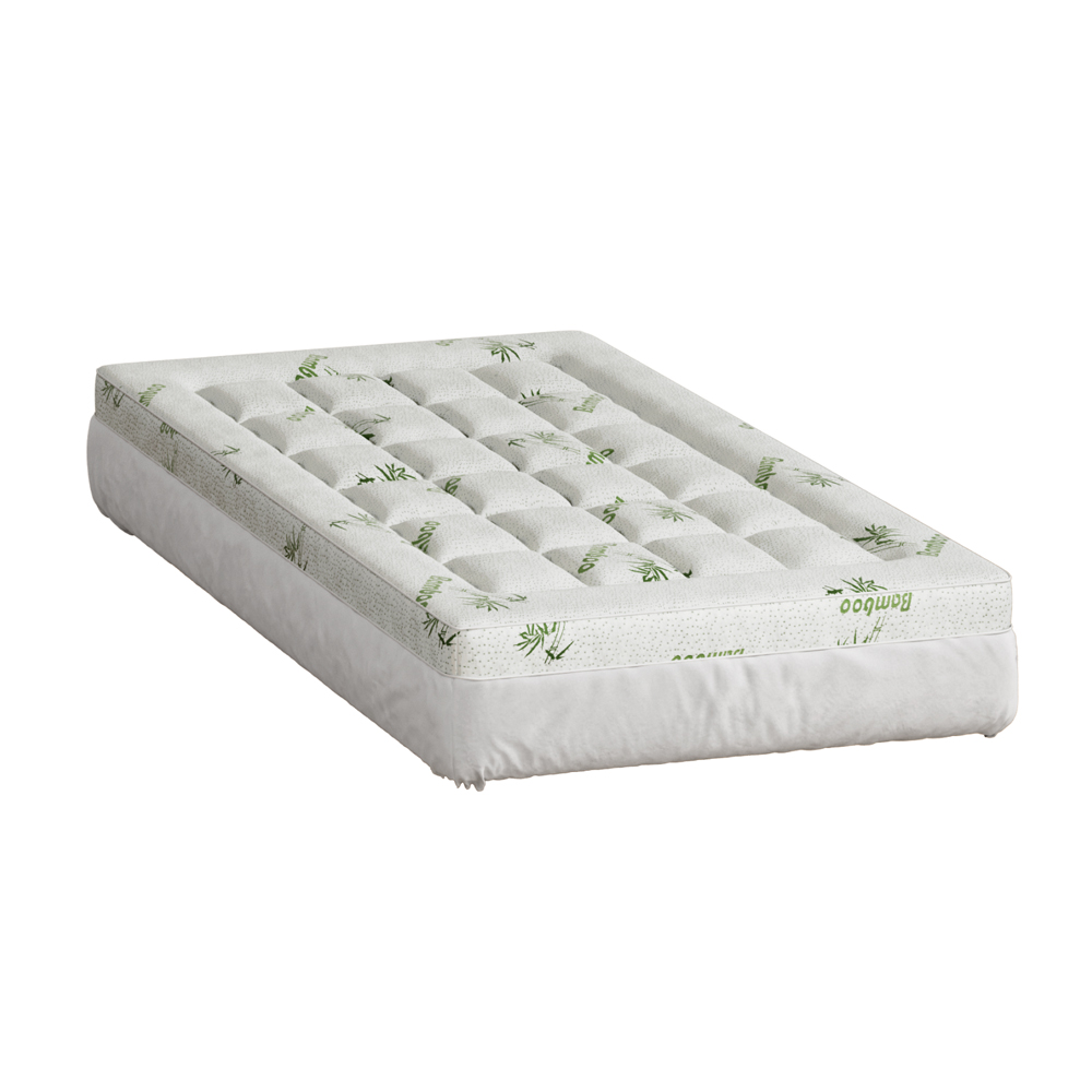 Giselle Bedding Pillowtop Mattress Topper 7.5cm Thick Bamboo Pad for Back Pain view 7