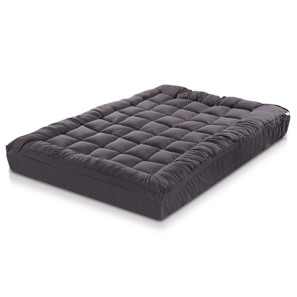 Giselle Bedding Bamboo Charcoal Filling Pillowtop Topper 1000GSM 5cm Thick view 8