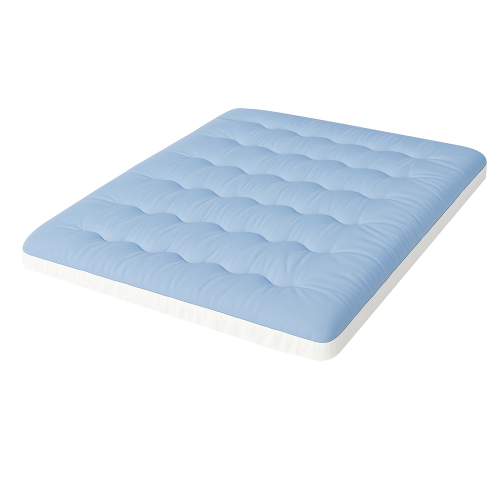 Giselle Bedding Pillowtop Mattress Topper 5cm Reversible Cooling & Soft Coral view 2
