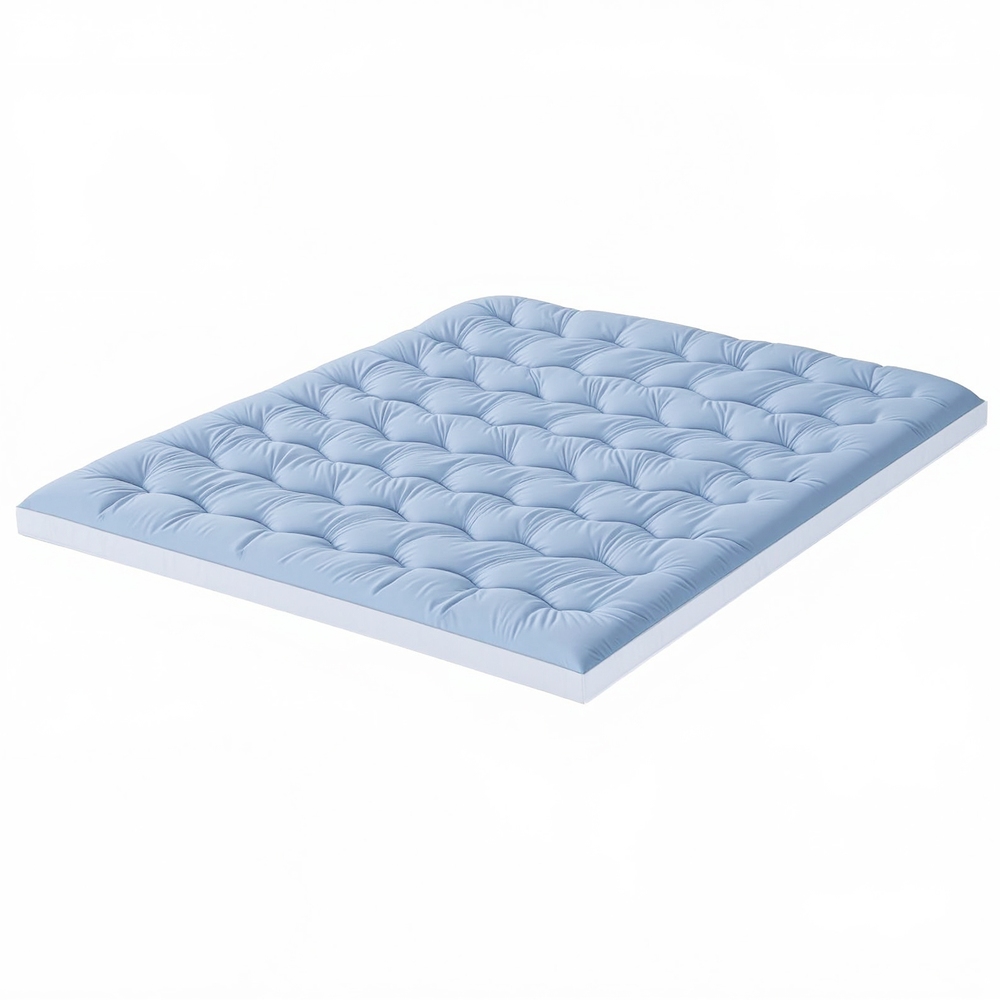 Giselle Bedding Pillowtop Mattress Topper 5cm Reversible Cooling & Soft Coral view 2
