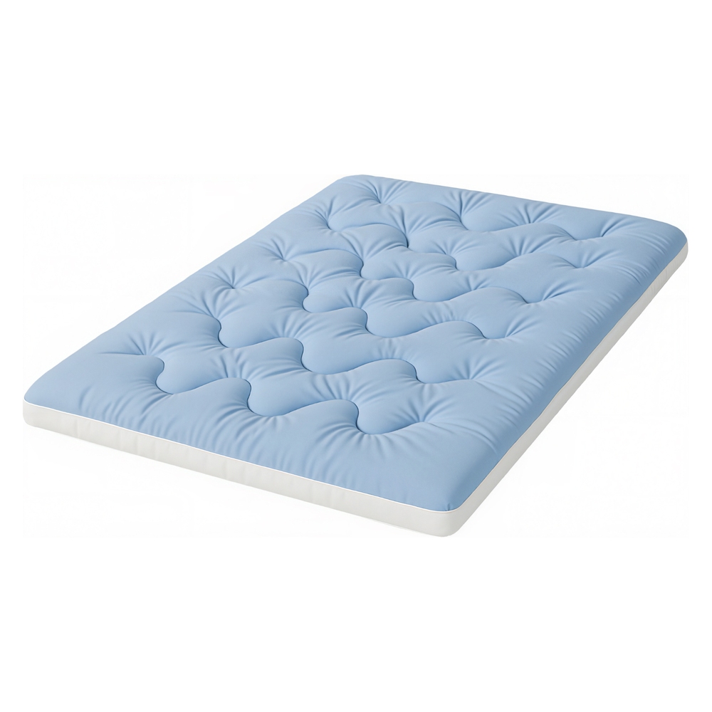 Giselle Bedding Pillowtop Mattress Topper 5cm Reversible Cooling & Soft Coral view 2