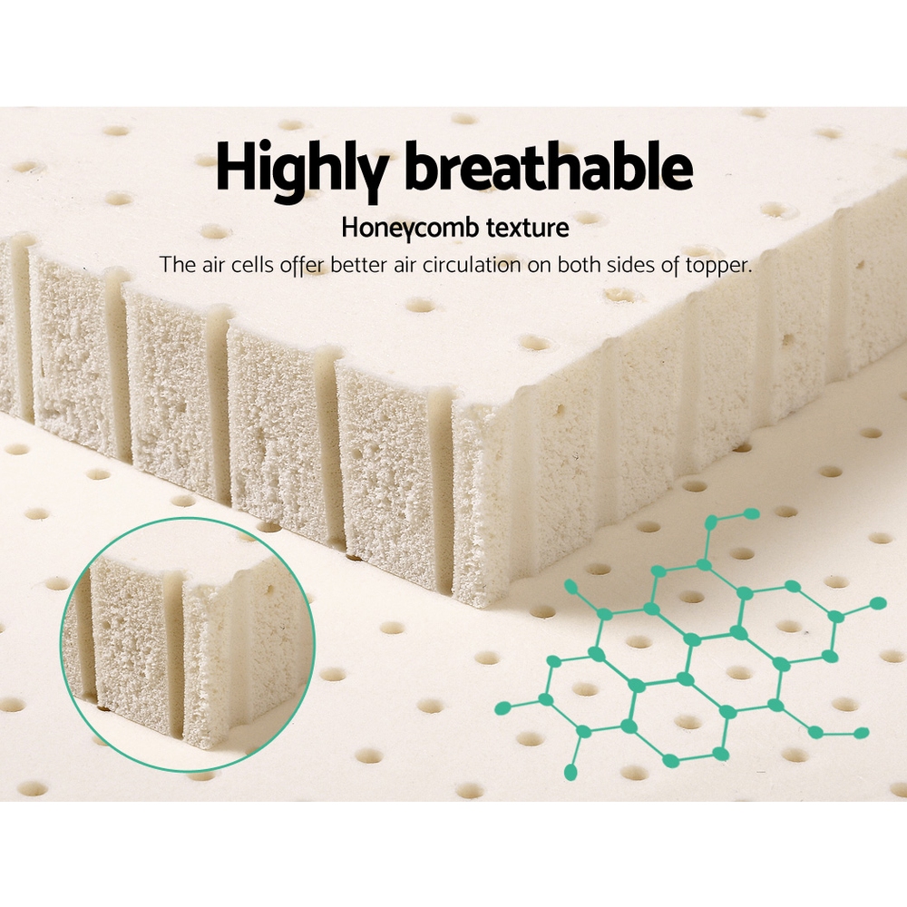 Giselle Bedding Latex Mattress Topper view 4