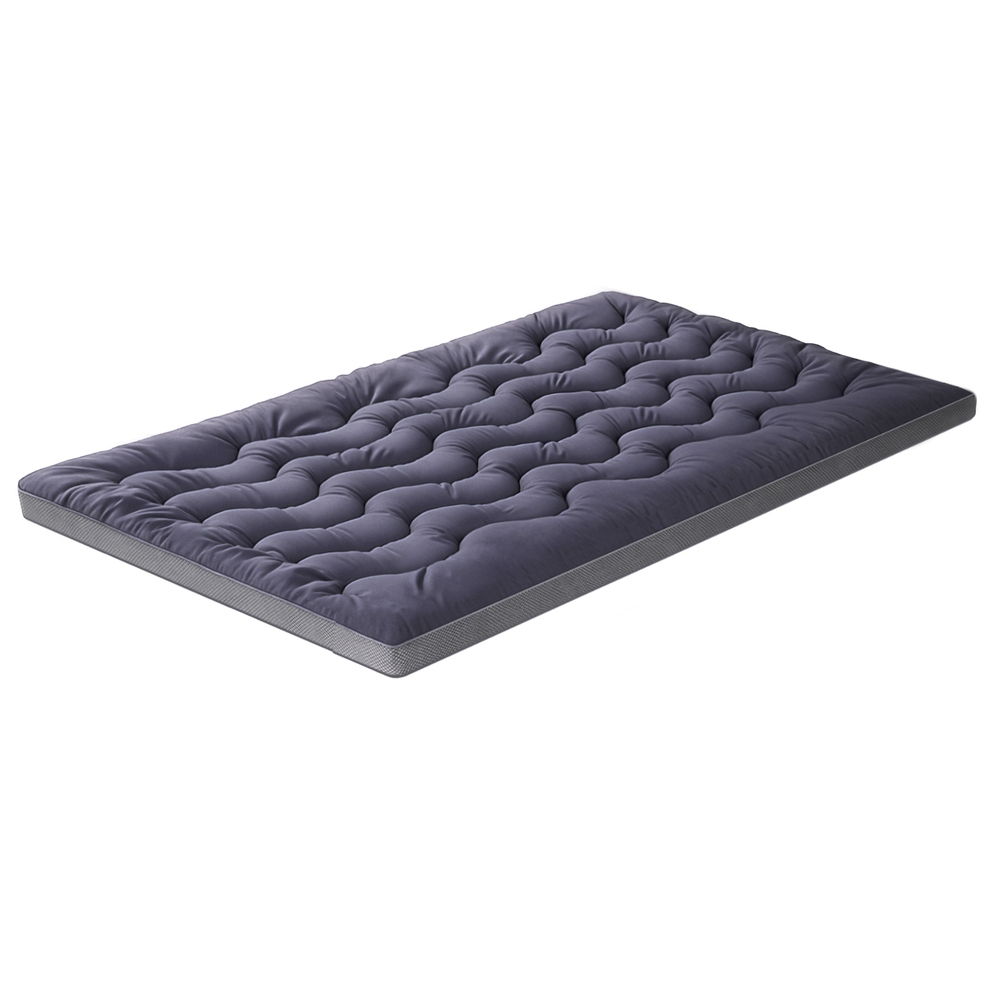Giselle Bedding 5cm Pillowtop Topper Bamboo Polyester Blend Fibre Pad for Back view 2