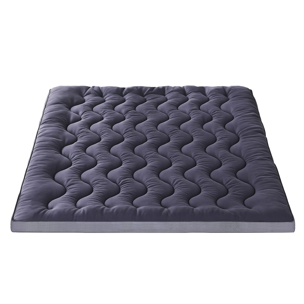 Giselle Bedding 5cm Pillowtop Topper Bamboo Polyester Blend Fibre Pad for Back view 4
