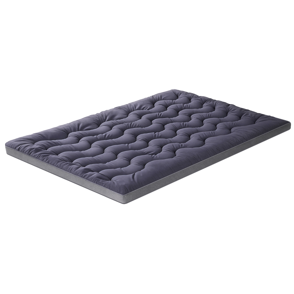 Giselle Bedding 5cm Pillowtop Topper Bamboo Polyester Blend Fibre Pad for Back view 2