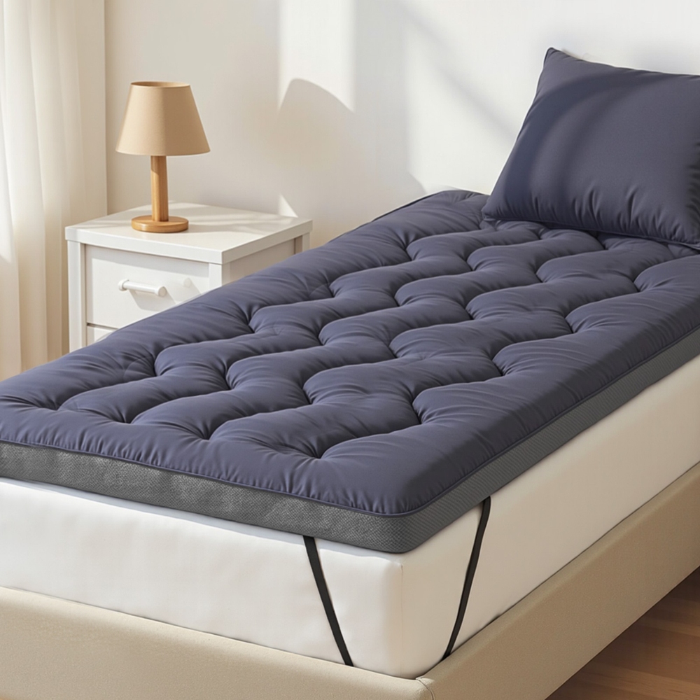 Giselle Bedding 5cm Pillowtop Topper Bamboo Polyester Blend Fibre Pad for Back